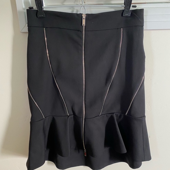 Zara high low stretch skirt in Black size M(29”W) - Picture 1 of 7